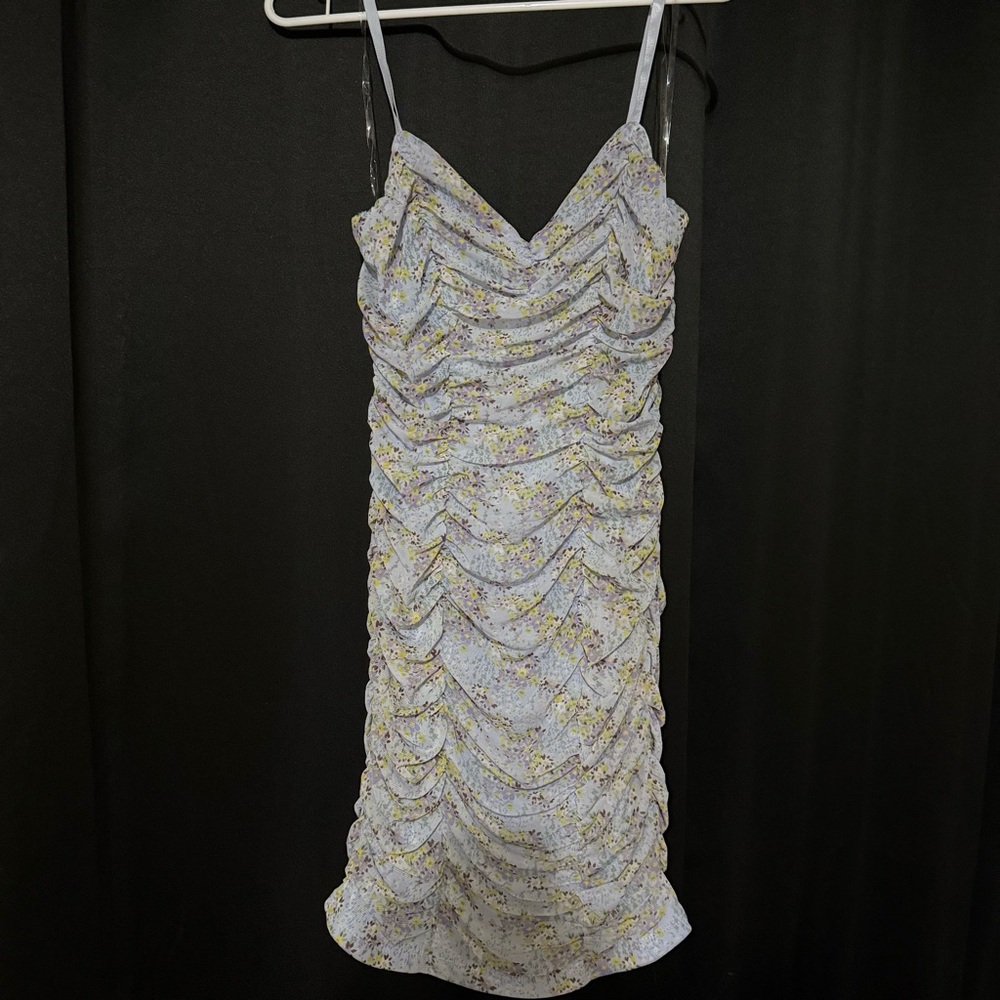 Light Blue Floral Dress